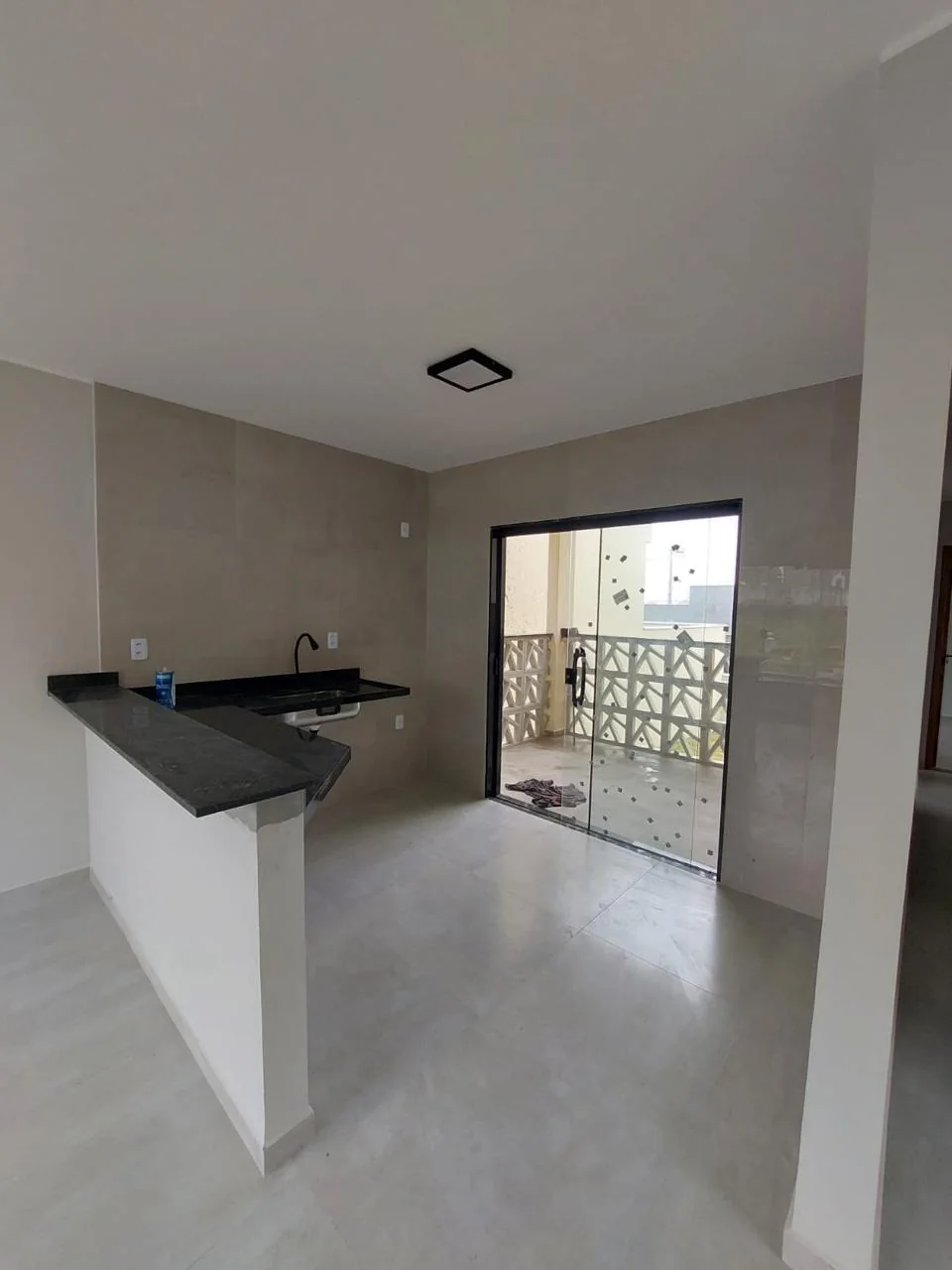 Cozinha estilo americana com bancada